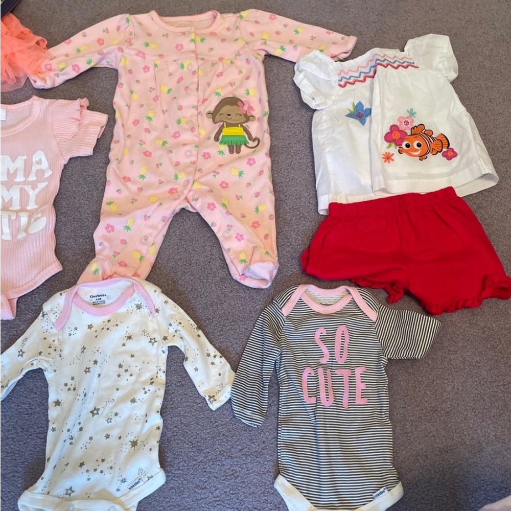 Lot Of Baby Clothes 0-3 Months - Picture 3 of 7